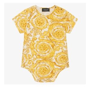 Versace Gold Barocco Cotton Bodyvest